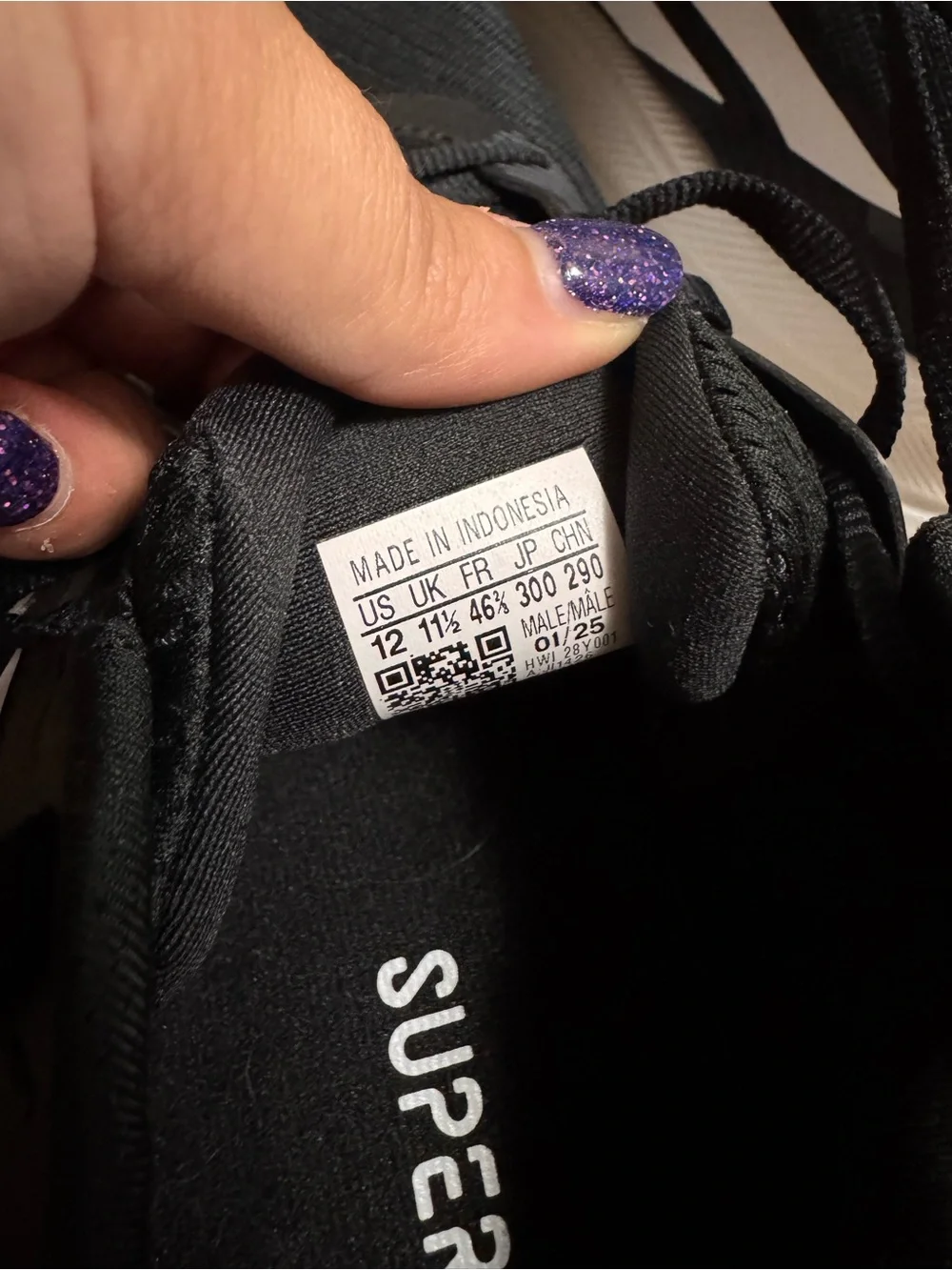 adidas Black and White SuperNova